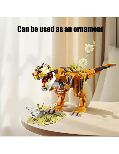 Juego de Bloques Dinosaurios RECROQUO 656 Pcs Giganotosaurus