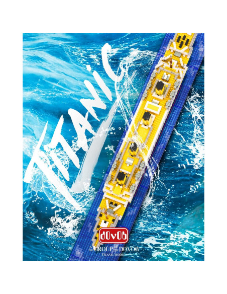 Set de Construcción Titanic dOvOb 1872 Piezas Mini Bloques Set de Construcción Titanic dOvOb 1872 Piezas Mini Bloques