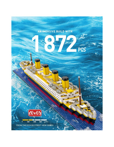 Set de Construcción Titanic dOvOb 1872 Piezas Mini Bloques