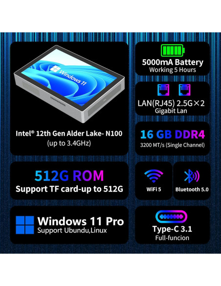 HIGOLEPC Mini PC 12 Gen N100 16GB RAM 512GB Win 11 Pro HIGOLEPC Mini PC 12 Gen N100 16GB RAM 512GB Win 11 Pro