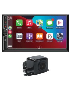 Estéreo Doble DIN Dual Electronics 7" Bluetooth CarPlay