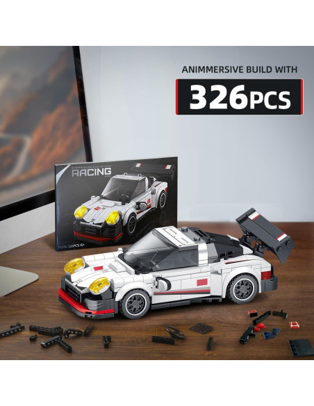 Conjunto de Construcción de Autos VGD 326PCS con Exhibidor