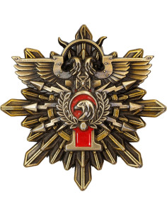 Insignia de Pin Starforged Warhammer 40k 50x50mm 2