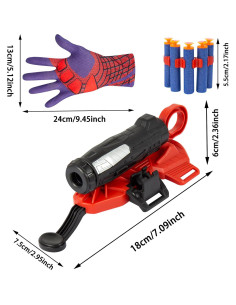 Guantes Lanzadores Spider Man Gokbuy con Dardos para Niños 2