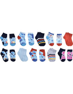 Calcetines Cortos para Bebés Blue's Clues 10-Pack 2-4T 2