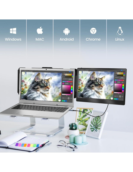 Extensor de Pantalla Teamgee S1 Mini 12.1" FHD IPS Portátil Extensor de Pantalla Teamgee S1 Mini 12.1" FHD IPS Portátil