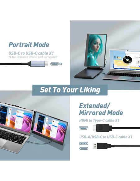 Extensor de Pantalla Teamgee S1 Mini 12.1" FHD IPS Portátil Extensor de Pantalla Teamgee S1 Mini 12.1" FHD IPS Portátil