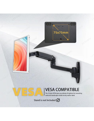 Monitor Portátil LESOWN 7" IPS 1024x600 con Altavoces