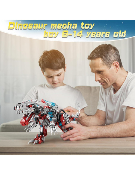 Kits de Construcción Dinosaurios STEM 2 en 1 422PCS Kits de Construcción Dinosaurios STEM 2 en 1 422PCS