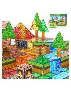 Juego de Construcción Magnético Gooidea 84 Piezas Educativo