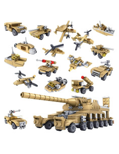 Juego de Construcción Militar KAIYU 544 Piezas Tanque WWII