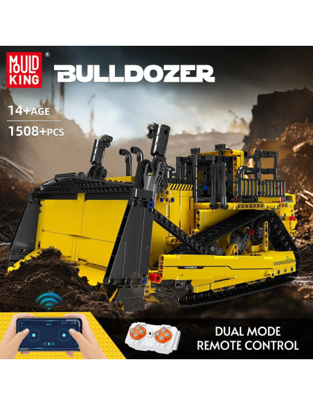 Bulldozer RC Mould King MK 1508 Piezas Control App