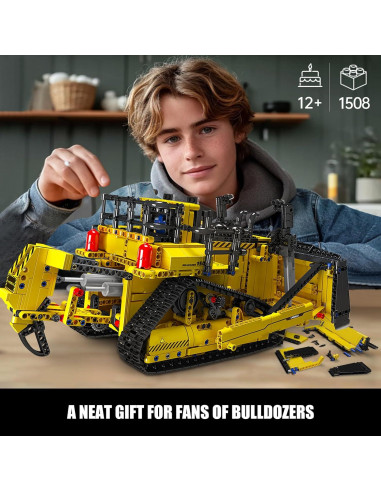 Bulldozer RC Mould King MK 1508 Piezas Control App