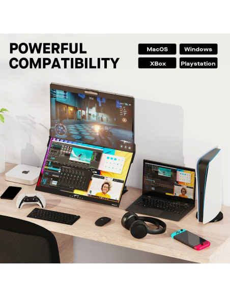 Monitores Duales Mobile Pixels Geminos T 60.45 cm Touch