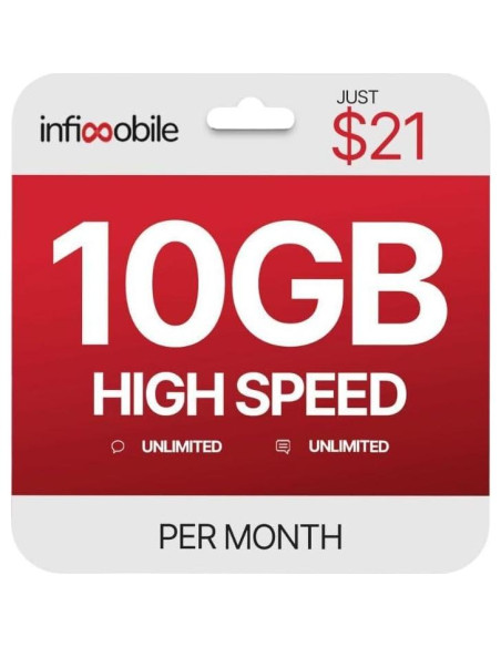 Plan Prepagado Infimobile 6 Meses 10GB Ilimitado 4G/5G