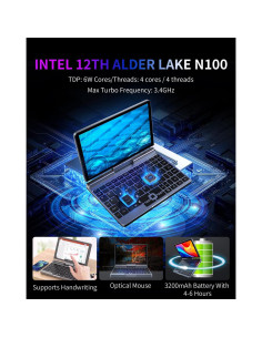 Mini Laptop KOOFORWAY BP8 8" Táctil 12GB RAM 1TB SSD 2