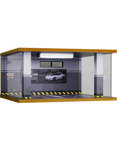 Estuche Exhibición Bivitre para Coches 1:24 con LED