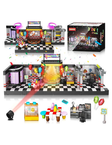 Bloques de Construcción QEINIE Escenario Security Breach 1388PCS