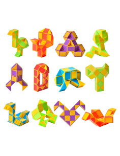 Cubo de Serpiente Fidget Ganowo 12 Piezas Juguete Sensorial