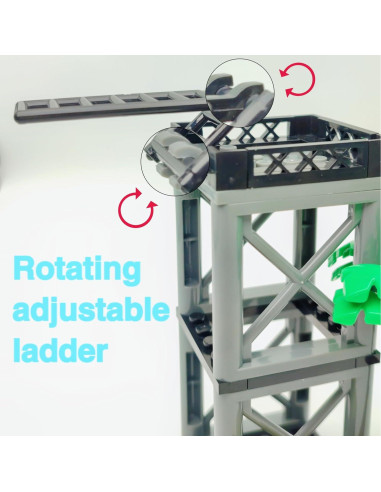 ZHX Juguetes de Bloques Militar Centro de Comando 22x15cm