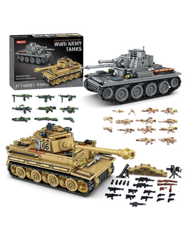 Juguete de Construcción Tanques WWII Shuangyi 1030 Piezas