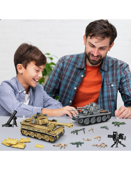 Juguete de Construcción Tanques WWII Shuangyi 1030 Piezas