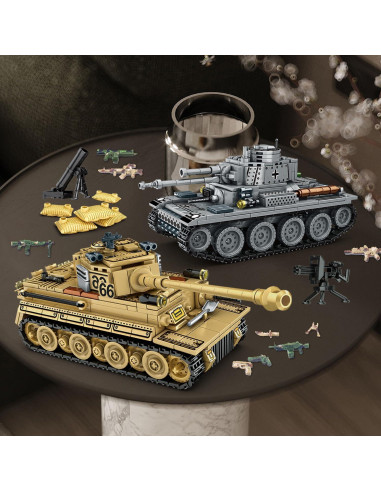 Juguete de Construcción Tanques WWII Shuangyi 1030 Piezas