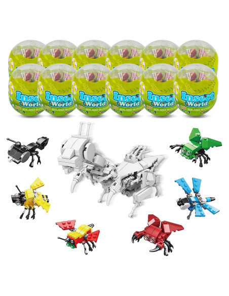Juego de Bloques de Construcción Insectos 6 en 1 LEBOCADO