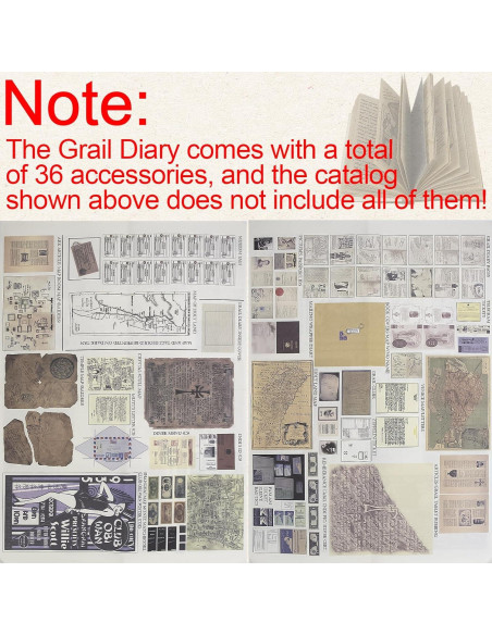 Diario del Santo Grial Bzuiawi 18x12 cm de Cuero Vintage