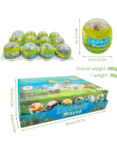 Juego de Bloques de Construcción Insectos 6 en 1 LEBOCADO