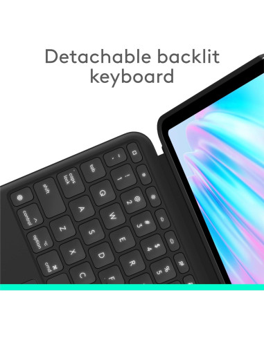 Funda con Teclado Logitech Combo Touch para iPad Air 11"