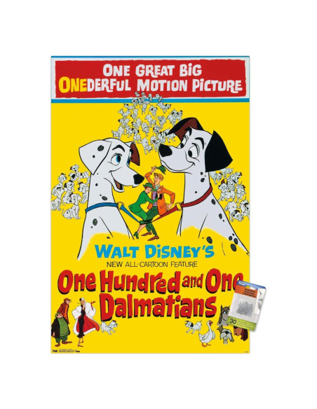Póster de Pared Disney 101 Dálmatas Trends 86.4x56.7cm