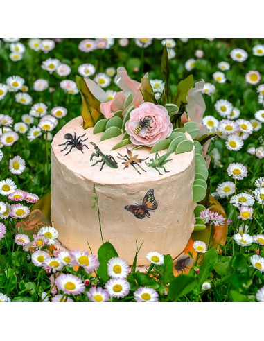 Figuras de Insectos Realistas SIENON - 12 Piezas 5-10 cm