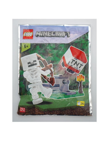 LEGO Minecraft Esqueleto con Lanzador de TNT 1 pc
