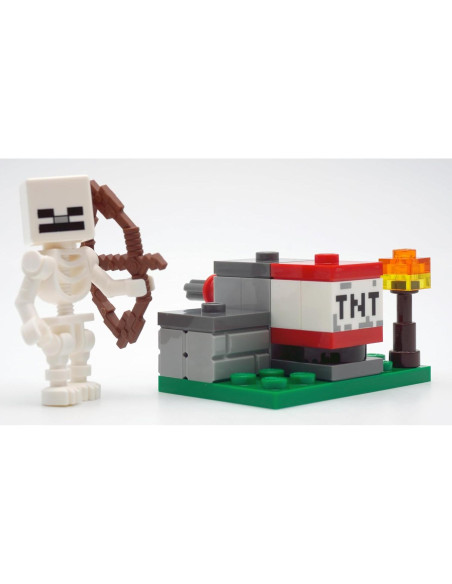 LEGO Minecraft Esqueleto con Lanzador de TNT 1 pc