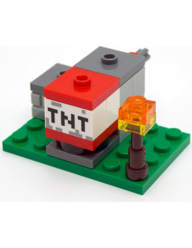 LEGO Minecraft Esqueleto con Lanzador de TNT 1 pc
