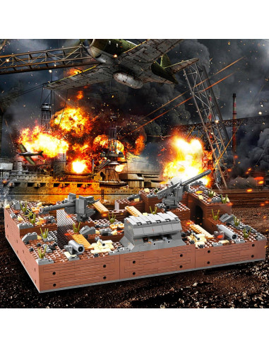 Conjunto de Construcción Militar Lovlaugh 1350 Piezas