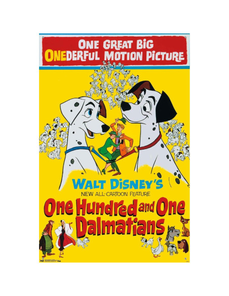 Póster de Pared Disney 101 Dálmatas Trends 86.4x56.7cm