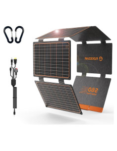 Panel Solar Plegable FlexSolar 60W USB-C QC3.0 IP67 Camping