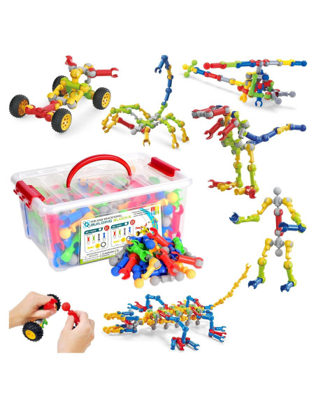 Juguete de Construcción STEM Afomida 125 Piezas para Niños