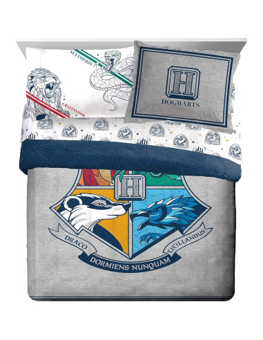 Juego de Cama Queen Harry Potter 7 Piezas Microfibra