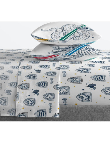 Juego de Cama Queen Harry Potter 7 Piezas Microfibra