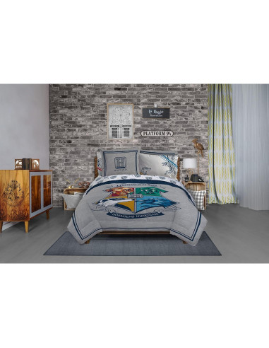 Juego de Cama Queen Harry Potter 7 Piezas Microfibra
