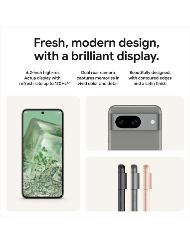 Google Pixel 8 - Teléfono Android 5G 128 GB Rosa