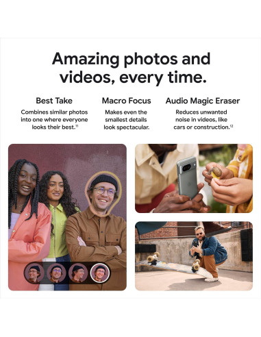 Google Pixel 8 - Teléfono Android 5G 128 GB Rosa