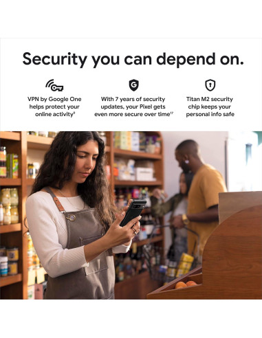 Google Pixel 8 - Teléfono Android 5G 128 GB Rosa