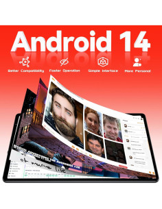 Tableta Android 14 SKYEGG K13 10.1" 20GB RAM 128GB ROM 2