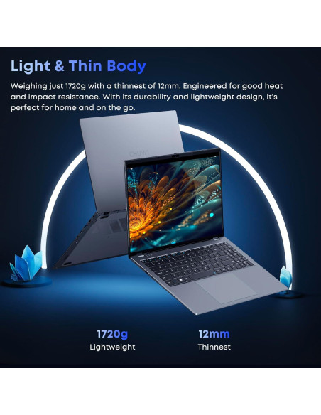 Laptop CHUWI GemiBook Plus 15.6" 16GB 512GB SSD Windows 11