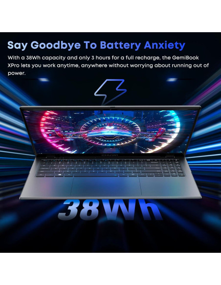Laptop CHUWI GemiBook Plus 15.6" 16GB 512GB SSD Windows 11