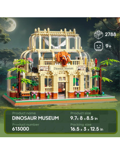Juego de Construcción BrickTribe Museo Dinosaurios 2788 Piezas 2